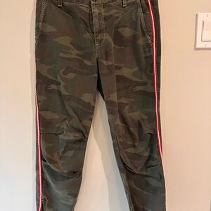 Sundry Olive Camouflage Trousers